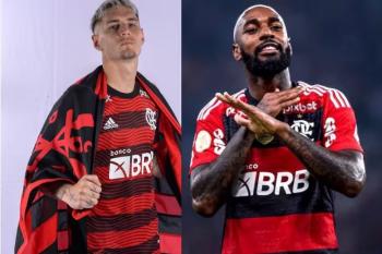 Gerson e Varela trocaram socos em treino do Fla, e uruguaio fratura o nariz