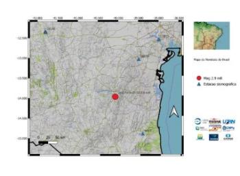 Jequié, tremor de terra de baixa intensidade na região