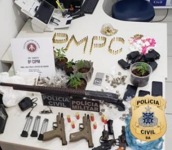 Polícia Civil apreende drogas e armas de fogo em Iguaí e Ibicuí