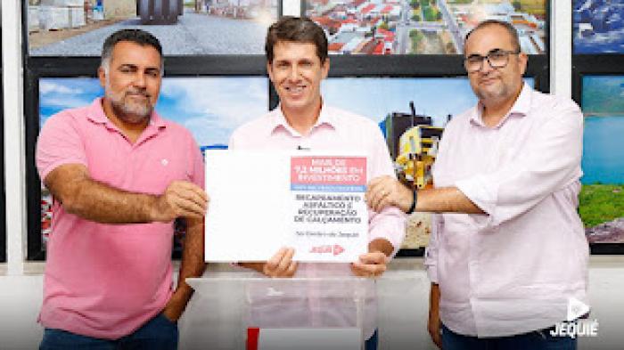Jequié prefeito sinaliza investimento de mais de 7 milhões em asfalto no Centro