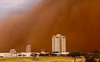 Nuvem de poeira atinge cidades no interior de São Paulo e Minas Gerais