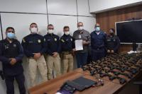 Polícia Rodoviária Federal realiza doação de armas e munições para a Guarda Municipal de Jequié