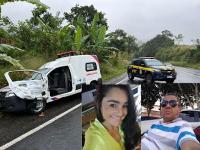 Ubatã, dois servidores públicos da Saúde morrem em grave acidente na BR-330