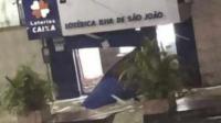 Tiros e lotérica explodida em Ilha de São João